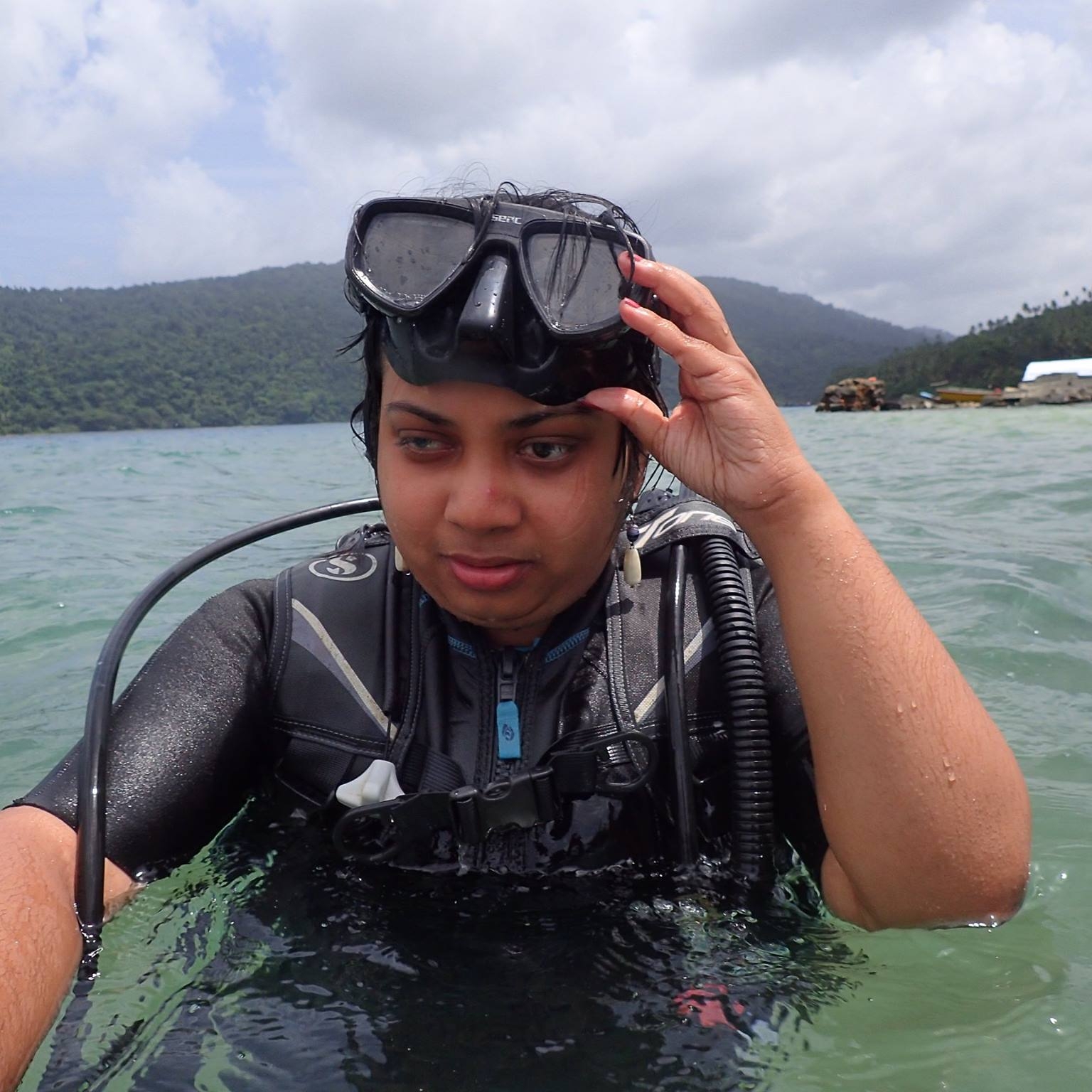 Arundhati Nath scuba diving